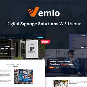 Vemlo - Digital Signage Services WordPress Theme 3.4