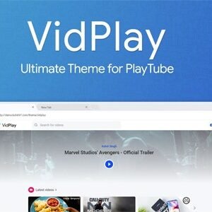 VidPlay - The PlayTube Theme 3.1