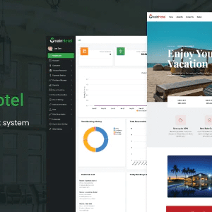 Xain – Hotel Management System with Website 3.0 [Includes 13 Module]