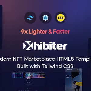 Xhibiter | NFT Marketplace HTML Template 1.6