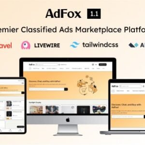 AdFox - PWA Classified Ads with App-Like Mobile & Web Interface | Multi-Purpose Marketplace Solution 2.0