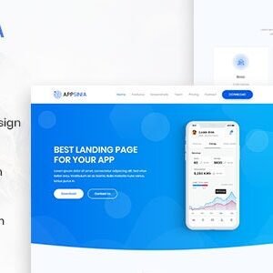 AppSinia - App Landing Page
