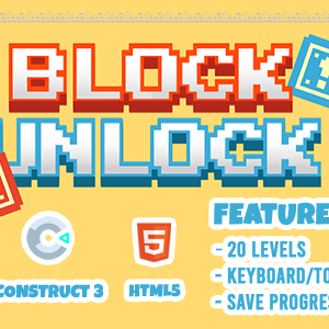 Block Unlock Pixel Game HTML5 Construct 3