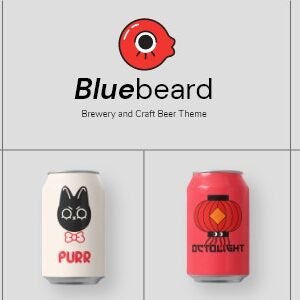 Bluebeard - Brewery and Craft Beer Theme