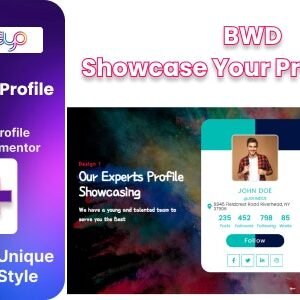 BWD Showcase Your Profile Slider Addon For Elementor