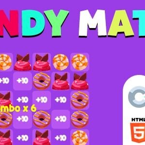Candy Match - HTML5 Game (Construct3)