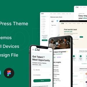 Civi - Job Board WordPress Theme 2.1.4