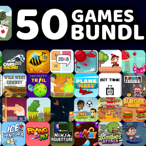 50 HTML5 Games Bundle ( with Construct 3 files )