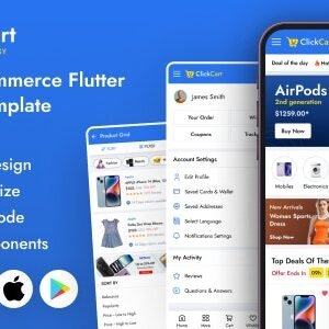 ClickCart - Flutter eCommerce Mobile App Template