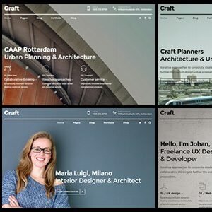 Craft Portfolio - Architecture & Design WordPress Theme
