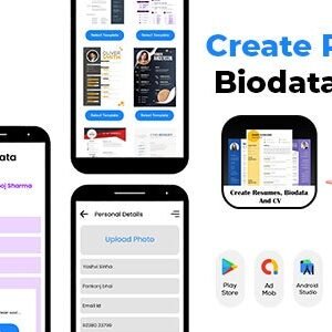 Create Resumes - Biodata and CV Maker for Job - Resume Builder App - CV Engineer - Resume Creator