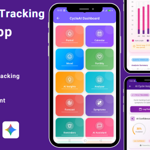 AI Fertility Tracking Flutter App | Ovulation & Period Tracker | Smart Womenâ€™s Health Assistant