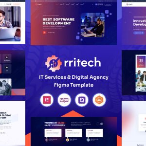 Orritech - IT Services and Digital Agency Figma Template