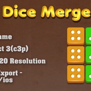 Dice Merge (HTML5 Game + Construct 3)