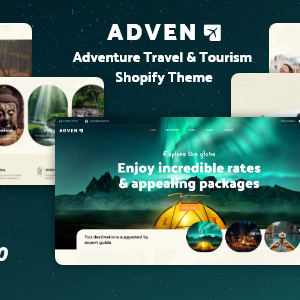 Advenx - Adventure Shop, Travel Shopify Theme