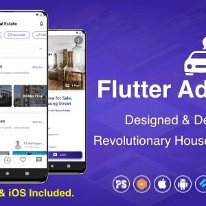 Flutter AdHouses For House Classified BuySell iOS and Android App with Chat 1.9