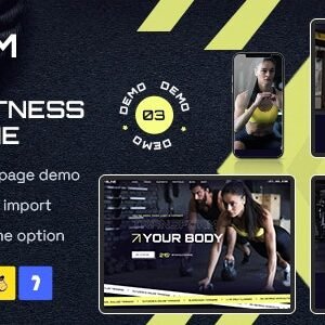 Gyim - Gym and Fitness WordPress Theme + RTL 1.8