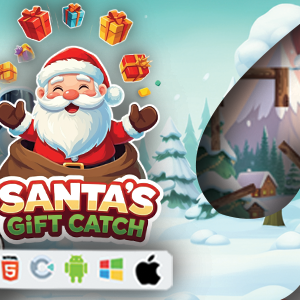 Santas Gift Catch - Construct 3 Game (HTML5, AdMob, C3P)