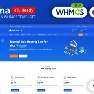 Hostma â€“ Web Hosting PHP  WHMCS Template