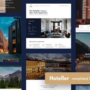 Hoteller Booking WordPress 6.8.2