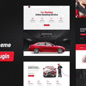 Aqualine - Car Washing Service with Booking System WordPress Theme 2.0