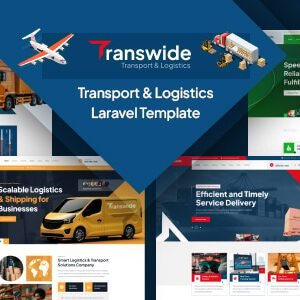 Transwide - Transport & Logistics Laravel Template