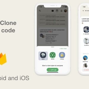 Roomies - Clubhouse Clone and Social Audio App 4.0