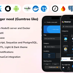 Bazaryo - Sell & Buy, Gumtree like (full application with chat)
