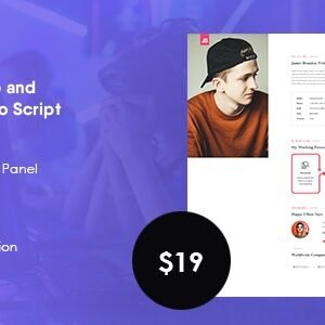 Jebin - Creative Resume Personal Portfolio Script