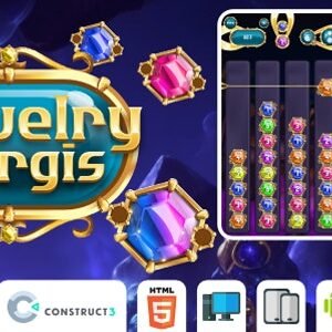 Jewelry Mergis - HTML5 Game (Construct3)