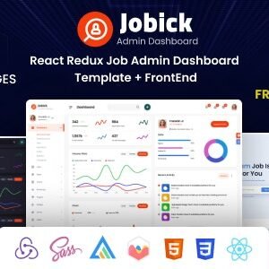 Jobick | React Redux Job Admin Template + Frontend Pages