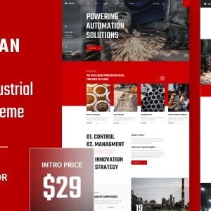 Lantan - Factory  Industrial WordPress Theme 1.0.3