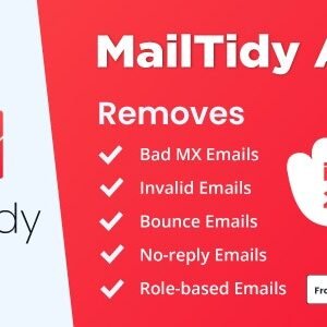 MailTidy - Email List Cleaner SAAS Application 2.4