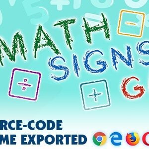 Math Signs Game HTML5 - With Construct 3 All Source-code (.c3p)