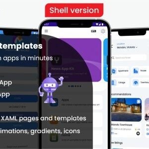 MauiKitShell - XAML templates for .NET MAUI (Shell version) 2.0.2