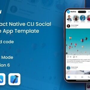 MeetFlow - React Native CLI Social Sharing Mobile App Template