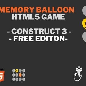 MEMORY BALLOONS - HTML5 GAME - CONSTRUCT 3 - FREE EDITION