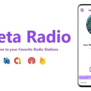 Meta Radio - Two Station Radio App | ADMOB, FIREBASE, ONESIGNAL