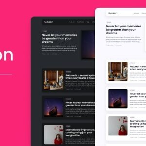 Neon - Multipurpose Ghost Theme for Blog and Newsletter