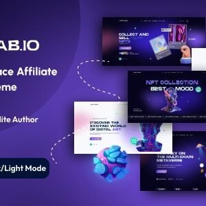 NFTLab - NFT Marketplace Affiliate WordPress Theme