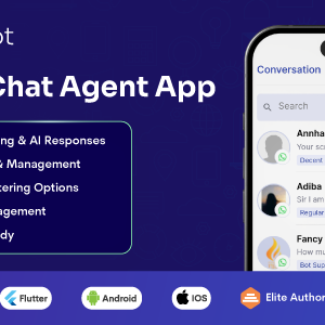 SaleBot Chat Agent - Flutter App for Android and iOS