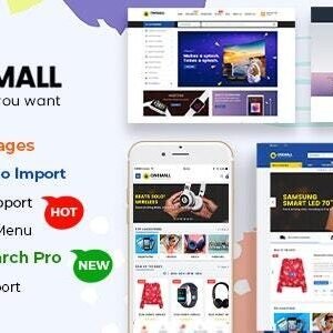 OneMall - eCommerce MarketPlace WooCommerce WordPress Theme (Mobile Layouts Included)