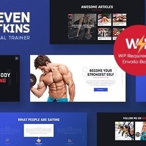 Steven Watkins | Personal Gym Trainer  Nutrition Coach WordPress Theme