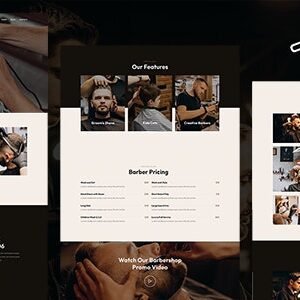 Perukar - Barber WordPress Theme
