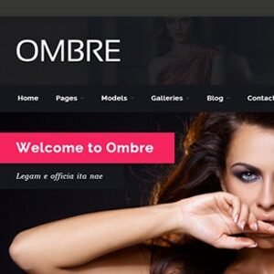 OMBRE - Model Agency Fashion WordPress Theme