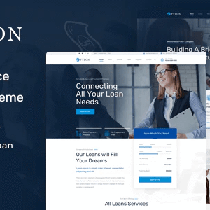 Pylon - Loan  Finance WordPress Theme