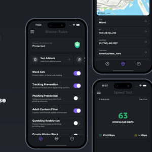 AdBlock, SpeedTest & IP Tool iOS App
