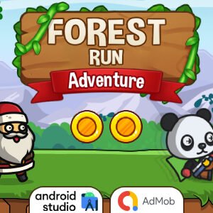 Forest Run Adventure - Runner Game Android Studio Project with AdMob Ads + Ready to Publish