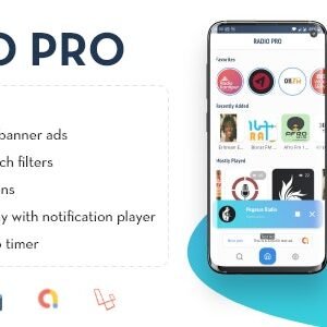 Radio Pro – Multi-station Radio App with Admin Panel