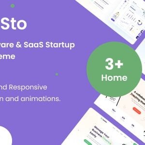Saasto â€“ Software  SaaS Startup WordPress Theme